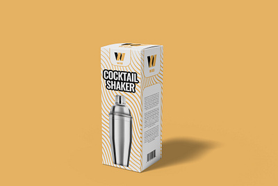 Cocktail Shaker Design 3d animation branding cocktail shaker design design graphic design illustration logo logo design motion graphics package design ui