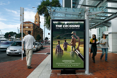 "THE CROSSING" Poster design poster design