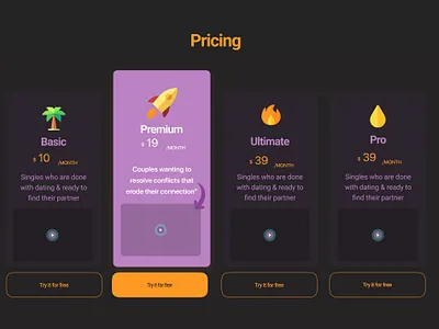 Pricing UI pricing