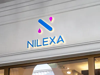 Logo-Design-N-Typography-Shape-Letter-Creative-Style-Nilexa-Icon branding business company creative design graphic design icon illustration letter logo logo design n nilexa service shape simple style typography unique vector