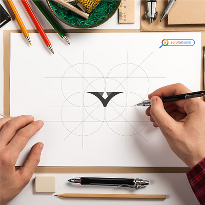 Geometric logo design. brand branding illustration logo mark ui vector