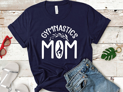 Gymnastics Mom T-shirt Design best t shirt custom t shirt design funny t shirt graphic design gymnastics hand drawn illustration mom rreal super mom t shirt design typography