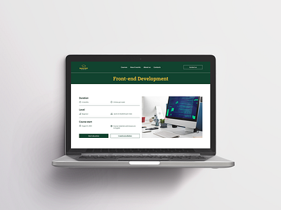 Online IT-courses - UI Design - Product card design desktop dribble shot it courses it courses online education product card ui ui design website
