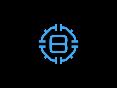 B - chip b bitcoin blockchain chip coin crypto digita emoney ethereum factory letter mining money network pay service software startup system token