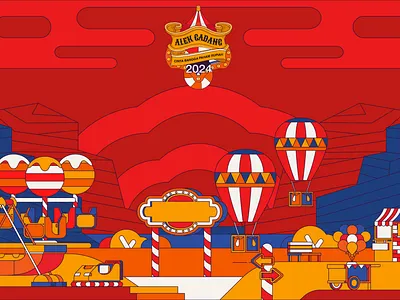 Alek Gadang Festival Ilustrations branding graphic design il illustration logo