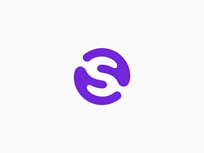 Senim | Payment system abstract app application circle connect contact hand hands letter logotype monogram pay payment s senim sletter slogo system trust two hand