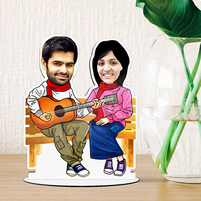 Customized Romantic Couple Caricature caricature caricature gifts couple caricature customized gifts design designer gifts graphic design illustration personalised gifts photo romantic caricature romantic couple caricature