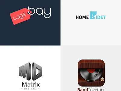 Set of logos