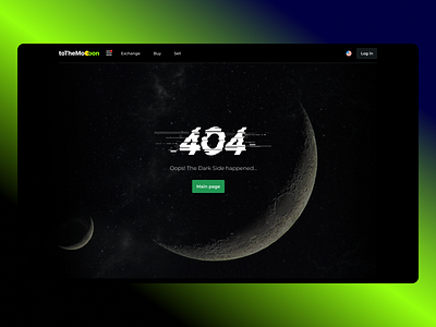404 Crypto 404 crypto empty state exchange ui wallet