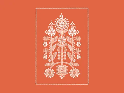Tree of Life #3 flowers folk illustration ornament procreate ukrainian