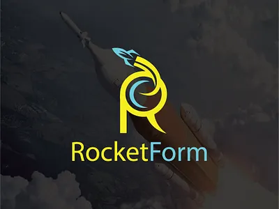 Rocket Form Logo design. app branding design graphic design illustration logo typography vector