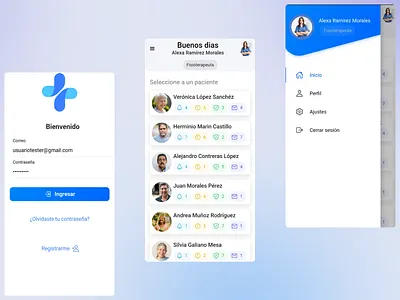 App para el tratamiento de enfermedad de Parkinson - Cuidador