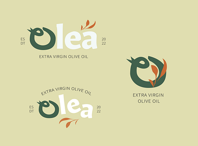 Olea Olive Oil - Branding (Logo Variations) branding design graphic design illustration logo typography