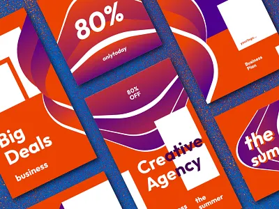 Social Media Kit | The Summer Branding Promotion banner big deals branding byhelowpal digital agency flyer instagram layout mnaufalmor naufal milan okto rizki social media social post square template summer template vectorhelowpal