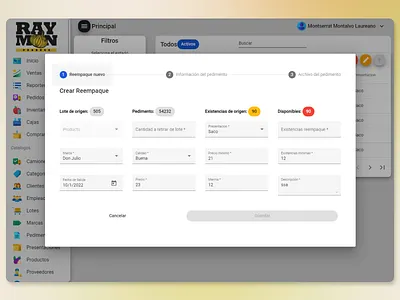 Proyecto RAYMON | Creación de lote