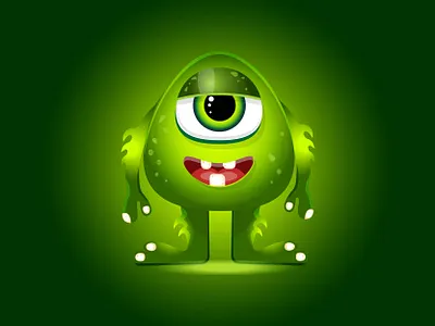 Monster graphic design monster