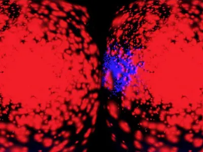 Nebula Red Field VR Video Game animation c coding independent red unity video game virtual reality vr