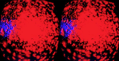 Nebula Red Field VR Video Game animation c coding independent red unity video game virtual reality vr