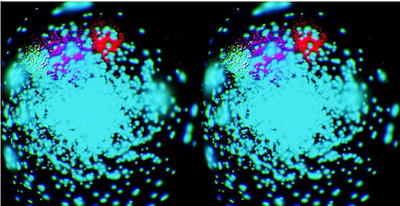 Teal Nebula animation c coding independent motion graphics unity video game