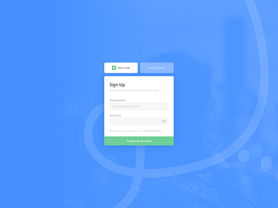 Daily UI 001: Sign Up app design flat minimal ui ux