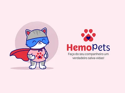Branding - HemoPets App app branding design graphic design illustration logo pet ui ux vector