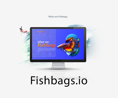 Fishbags landing page design graphic design illustration landing page ui web web designing