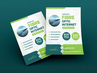 Fiber Optic Internet Connection Flyer Design adobe indesign agenda document booklet broadband flyer brochure corporate fiber broadband handout internet internet flyer internet provider optic fiber optical fiber print design