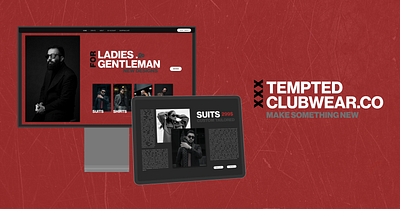 Temtedclubware.co - clothing website design app branding design graphic design illustration logo ui ux