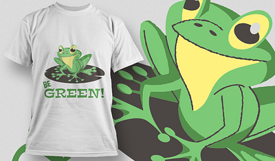 BE GREEN TSHIRT DESIGN design graphic design illustration t shirt typography vector