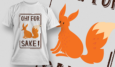 OH! FOR SAKE! 3d design graphic design illustration t shirt design typography vector