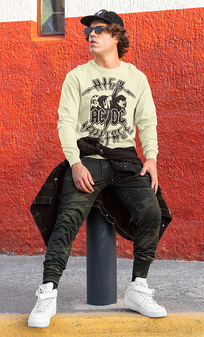 AC/Dc Band T-shirt Design 3d art branding concept design design graphic design graphical design illustration logo