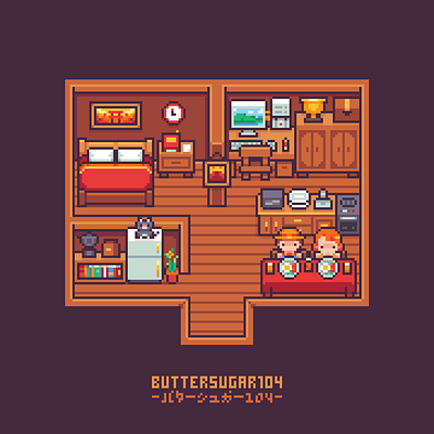 Dinner aseprite game illustration pixel pixelart