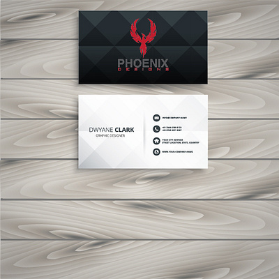 Business card graphic design