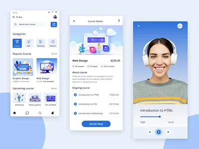 Education mobile app design amazing app community course creative design education graphic design knowledge learn learning mobile responsive stady students technology template ui uiux ux