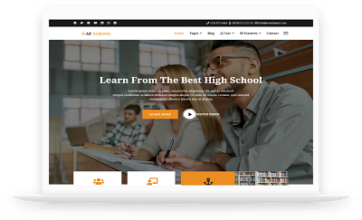 AT School – Free College / School Joomla template free joomla template free web template free website template joomla 4 joomla 4 templates joomla template joomla templates joomla theme joomla themes web template website template