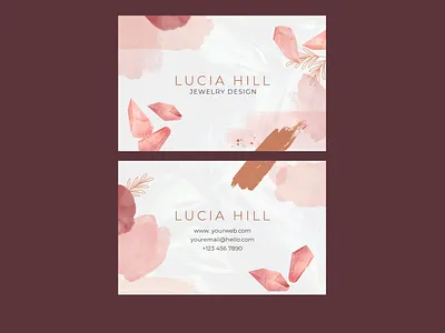 Business card graphic design