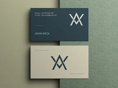 Business card graphic design