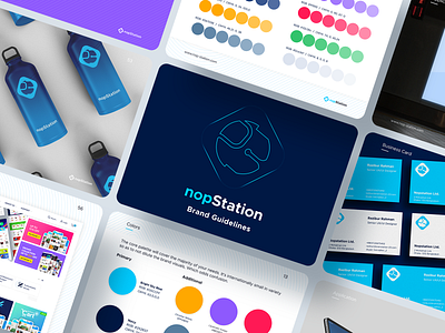 Brand Guidelines for nopStation brand brand guidelines branding designs graphic design guidelines