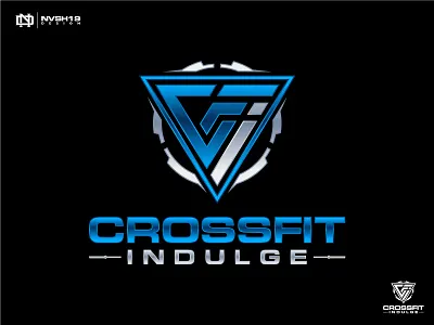 Crossfit Indulge branding design design logo fitness graphic design gym health icon illustration logo logo design sports training vector