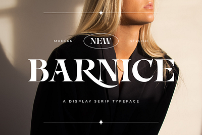 Barnice – A Display Serif Typeface apparel branding design displa display illustration logo modern natural poster quirky quotes serif ui