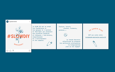 La Grande Mercerie branding instagram