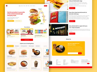 McDonald's Website Redesign