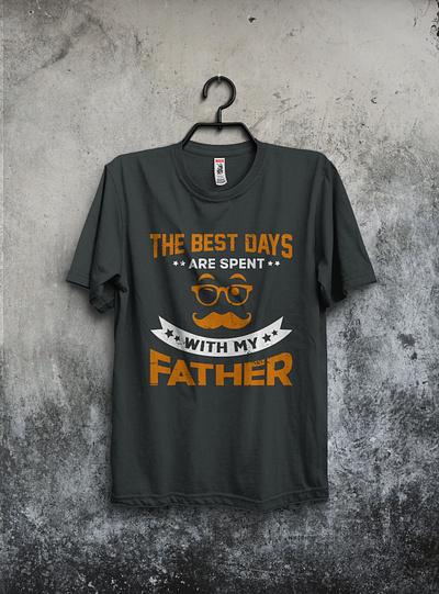 FATHERS DAY TYPOGRAPHY T-SHIRT DESIGN amazone t shirts best dad t shirt design custom t shirt design dad love dad t shirt design father fathers day t shirt design graphic design illustration t shirt design tshirtdesign typography t shirt design