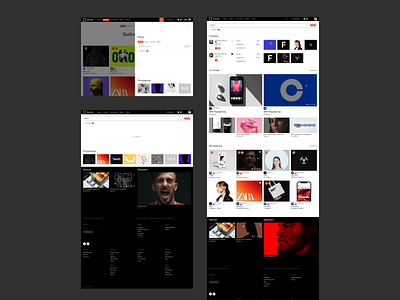 Dprofile® adaptive black bold branding dprofile minimal mobile platform portfolio profile service social typography ui ui design user interface ux ux design web website