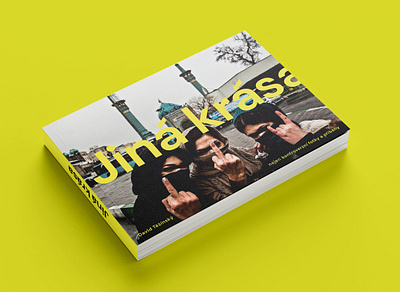 Jiná Krása book - cover book book design graphic design print print design