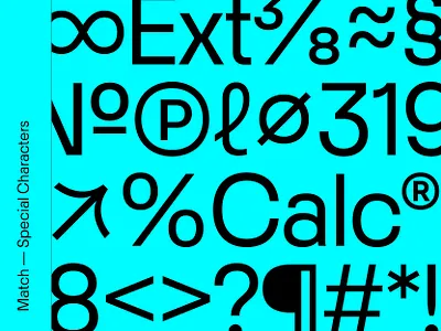 Match — Special Characters latincyrillicgreek