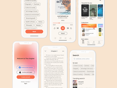 audiobook app app design audiobook app design mobile design ui uiux ux