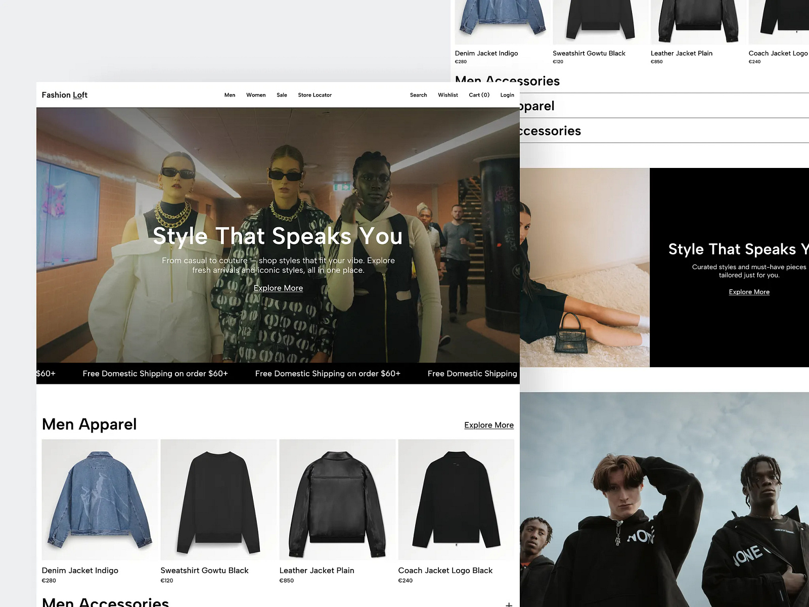 Fashion E-Commerce Page by aliya on Dribbble