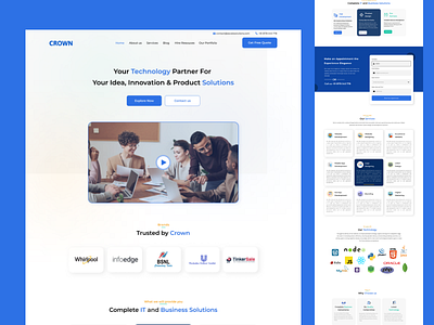 Digital Agency Ui/Ux Design branding design digital ui uiux ux