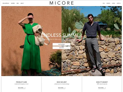 Minimal E-commerce clear design e commerce fashion logo minimalistic ui ui e commerce ux uxui design website website design
